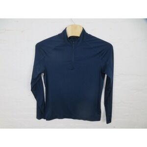 Rhone 1/4 Zip Pullover Mens Large Blue Long Sleeve Performance Shirt Running